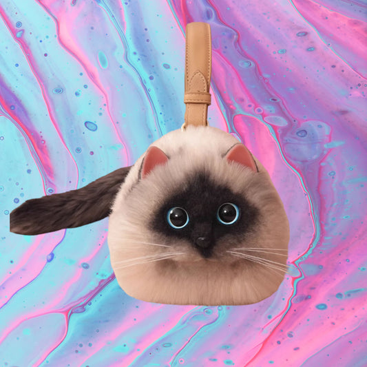 Fluffy Cat Shoulder Bag