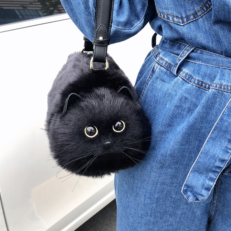 Handmade Cat Shoulder Bag